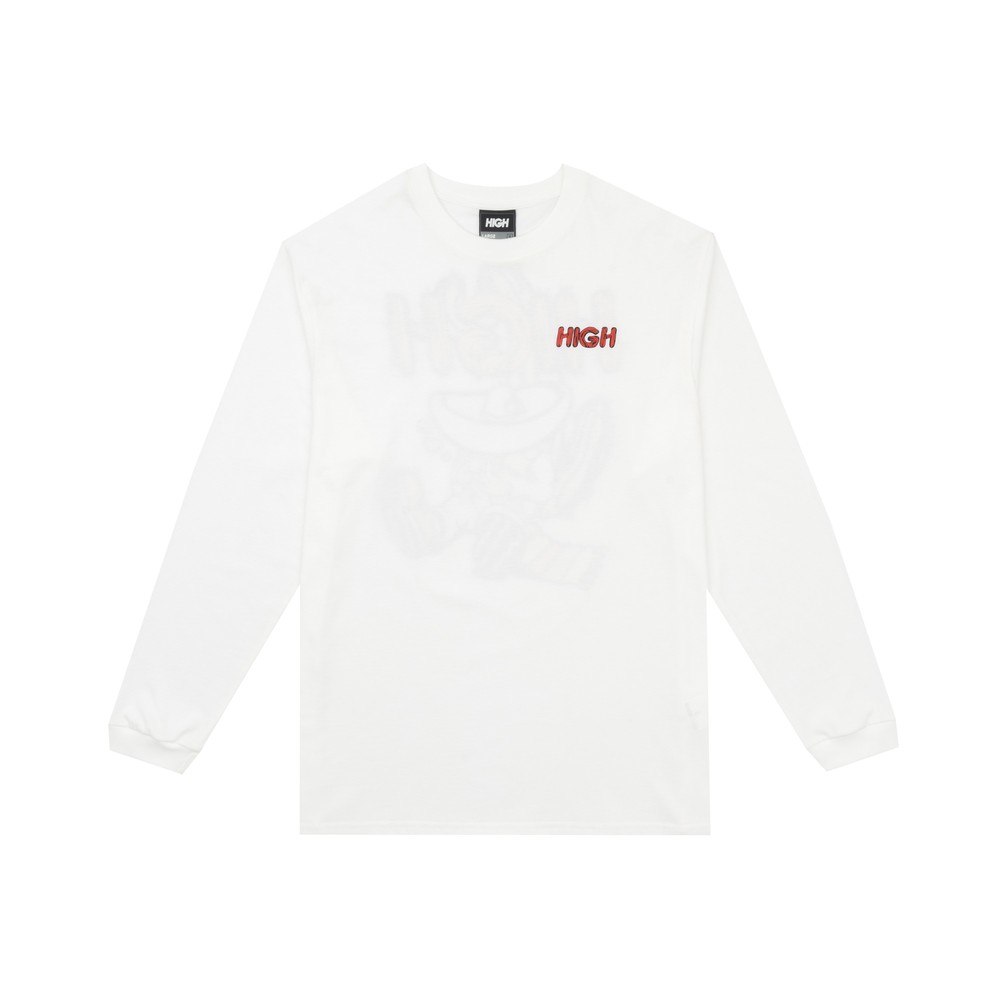 Camiseta High Manga Longa Arriba Branca