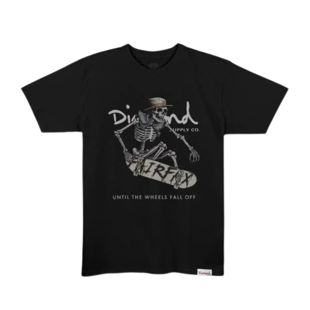 Camiseta Diamond Skull Tail Grab Preta