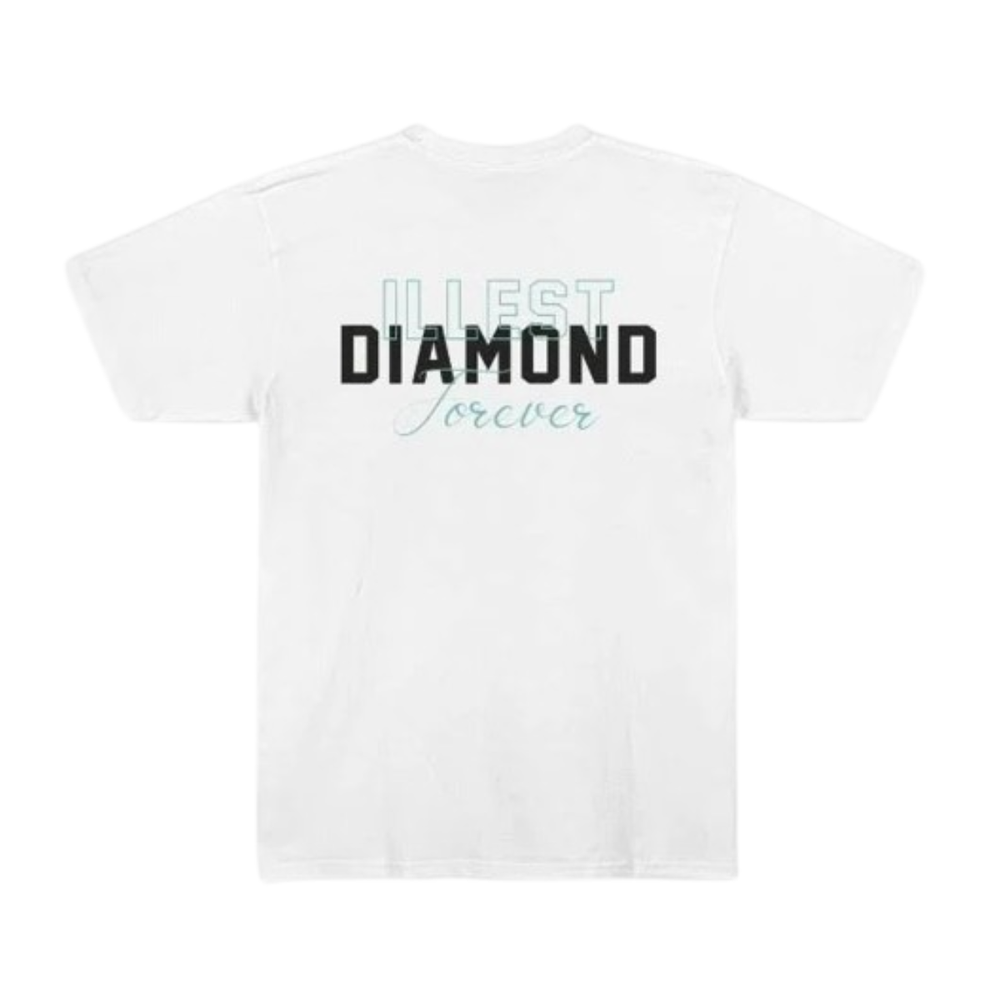 Camiseta Diamond X Illest Branca