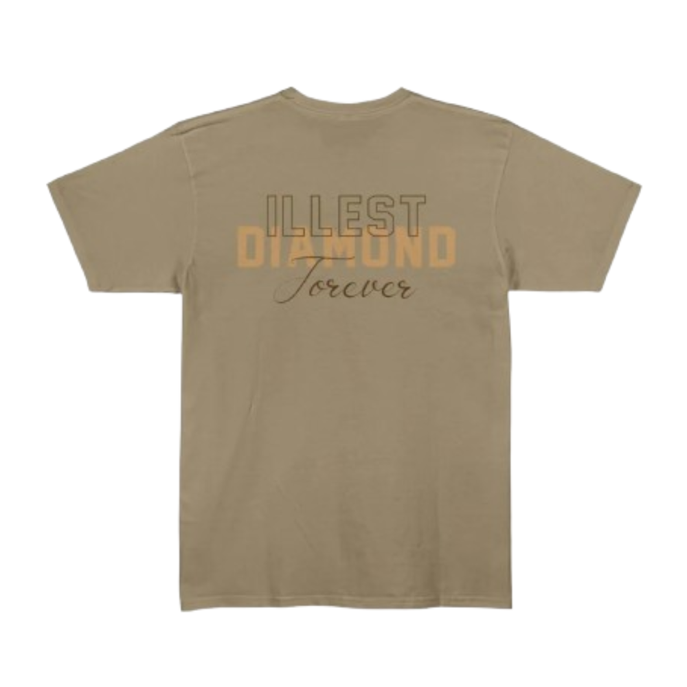 Camiseta Diamond X Illest Bege 