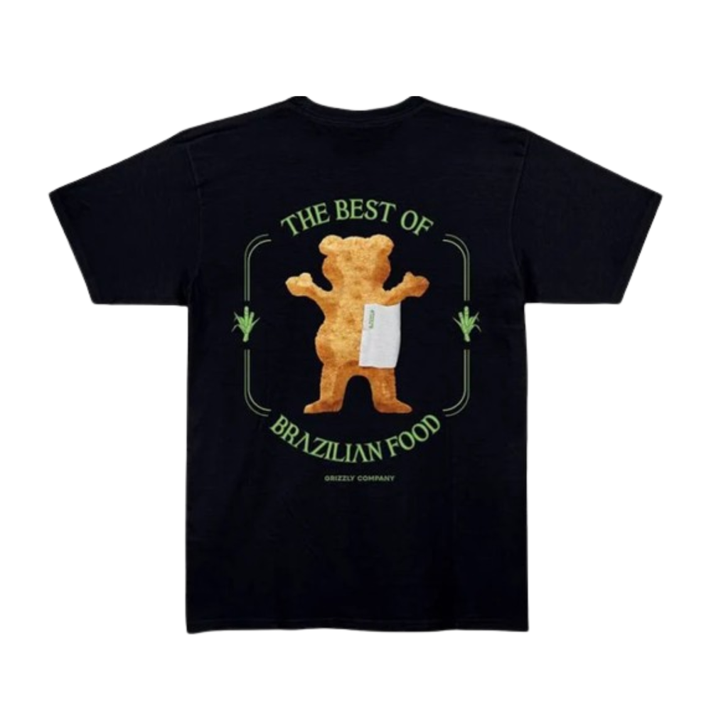 Camiseta Grizzly My Pastel Bear Preta 