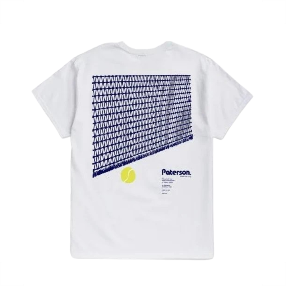 Camiseta Paterson Ball and Net Branca 