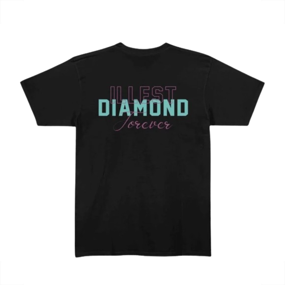 Camiseta Diamond X Illest Preta 