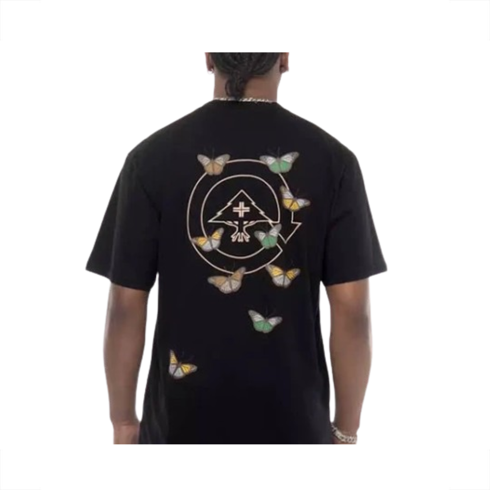 Camiseta LRG Butterfly Season Preta