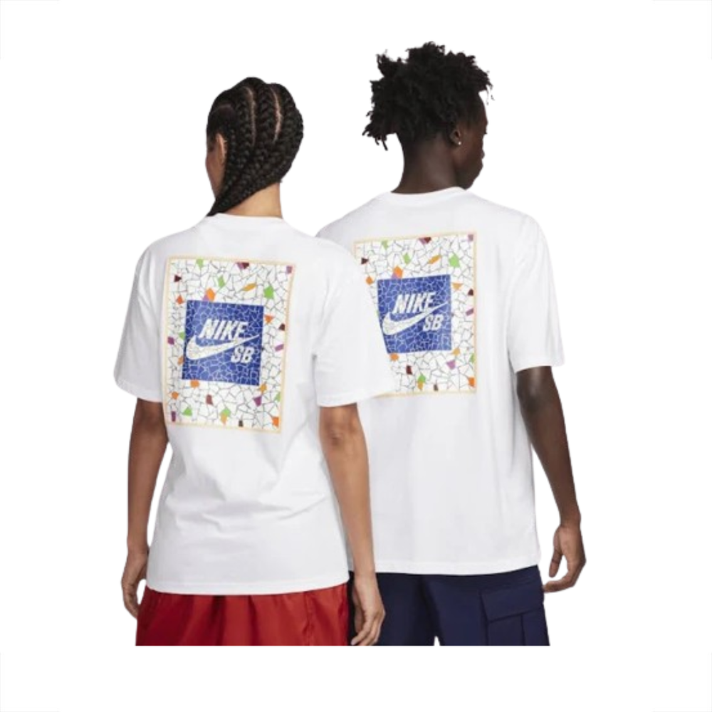 Camiseta Nike SB Mosaic Branco 