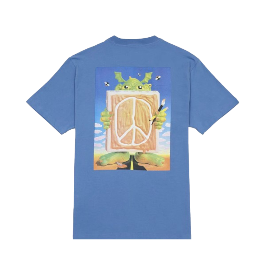 Camiseta Ous Ork Peace Azul