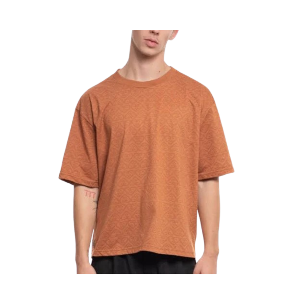 Camiseta Privê Geometric Brown Sugar Marrom