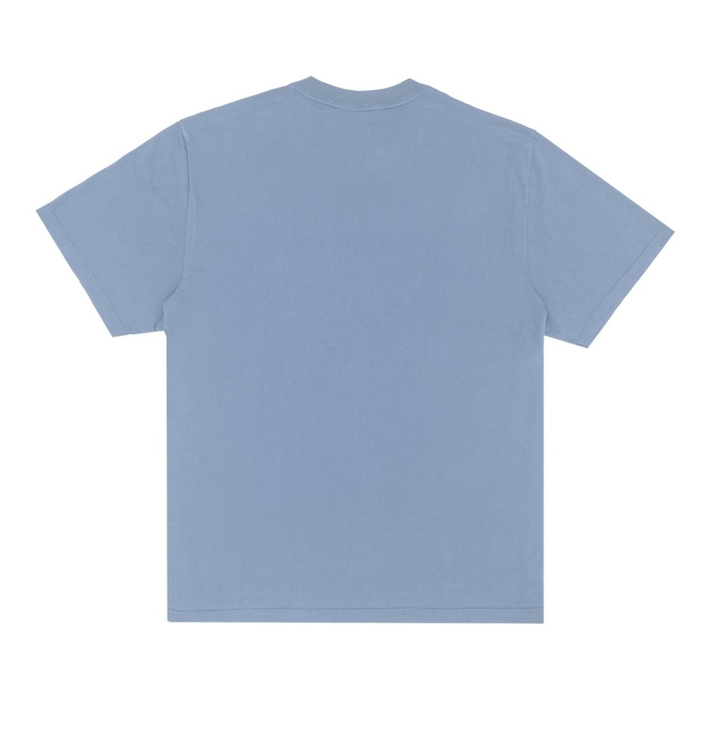 Camiseta Ous Semi Logo Azul Ártico 