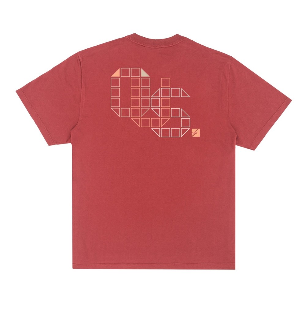 Camiseta Ous Dominó Mineral Red 
