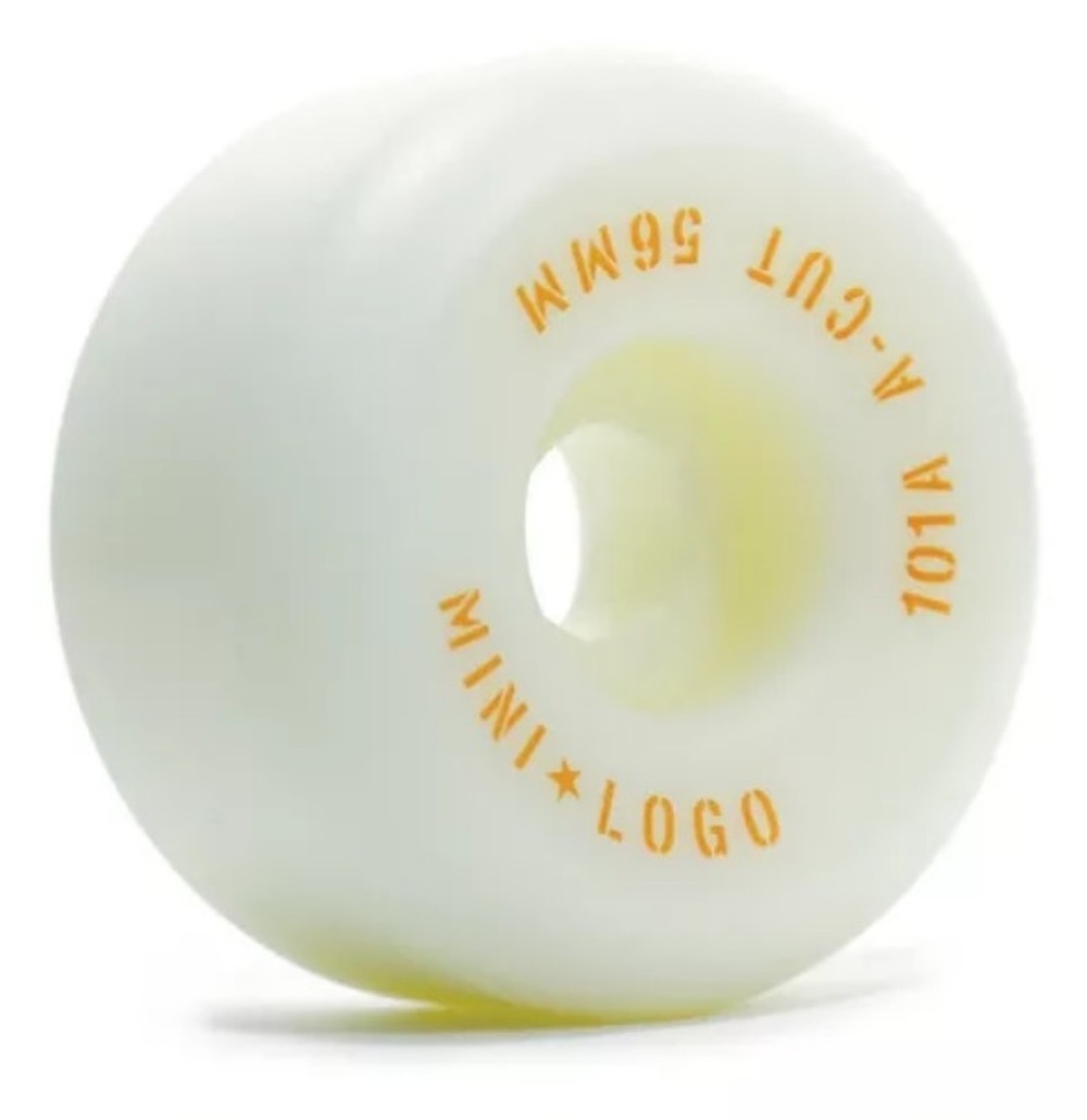 Roda Mini Logo A-Cut 56MM/101A White 