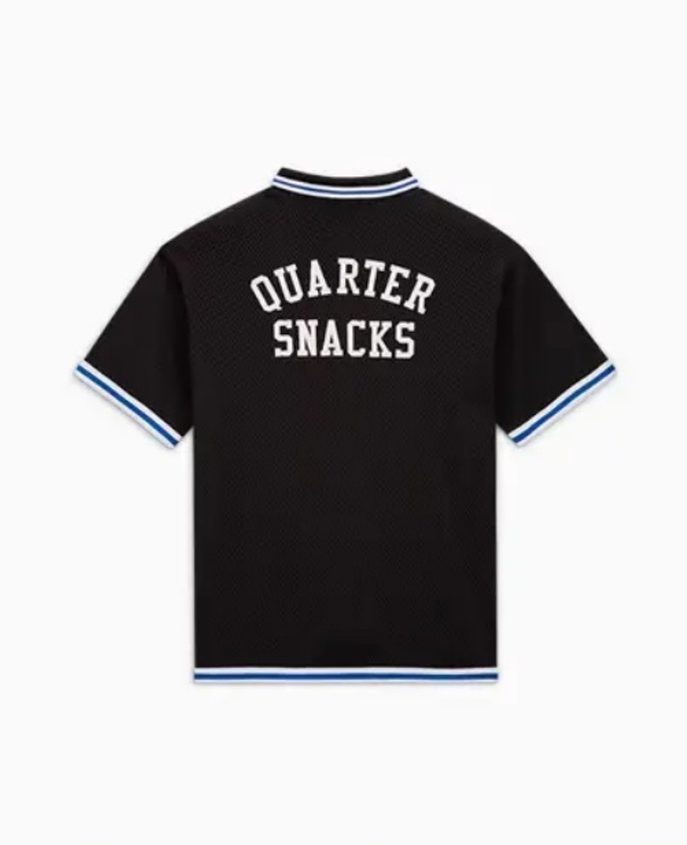 Camiseta Converse Cons X Quartersnacks Warm Up Top Preto 