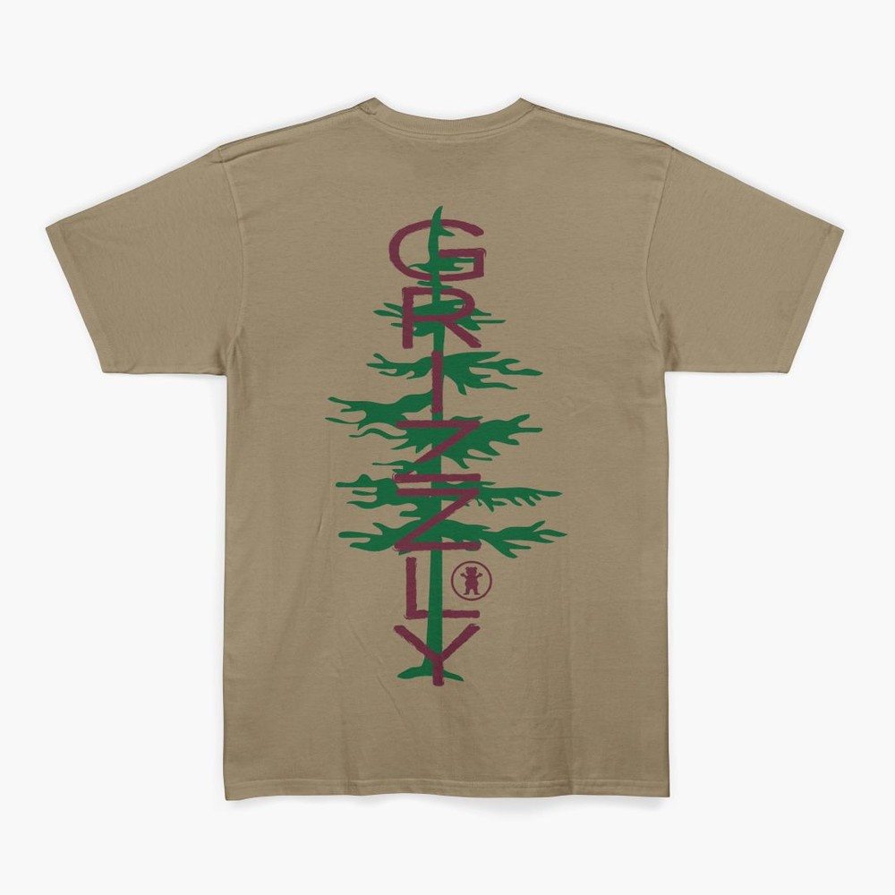 Camiseta Grizzly Tallest Tree Bege