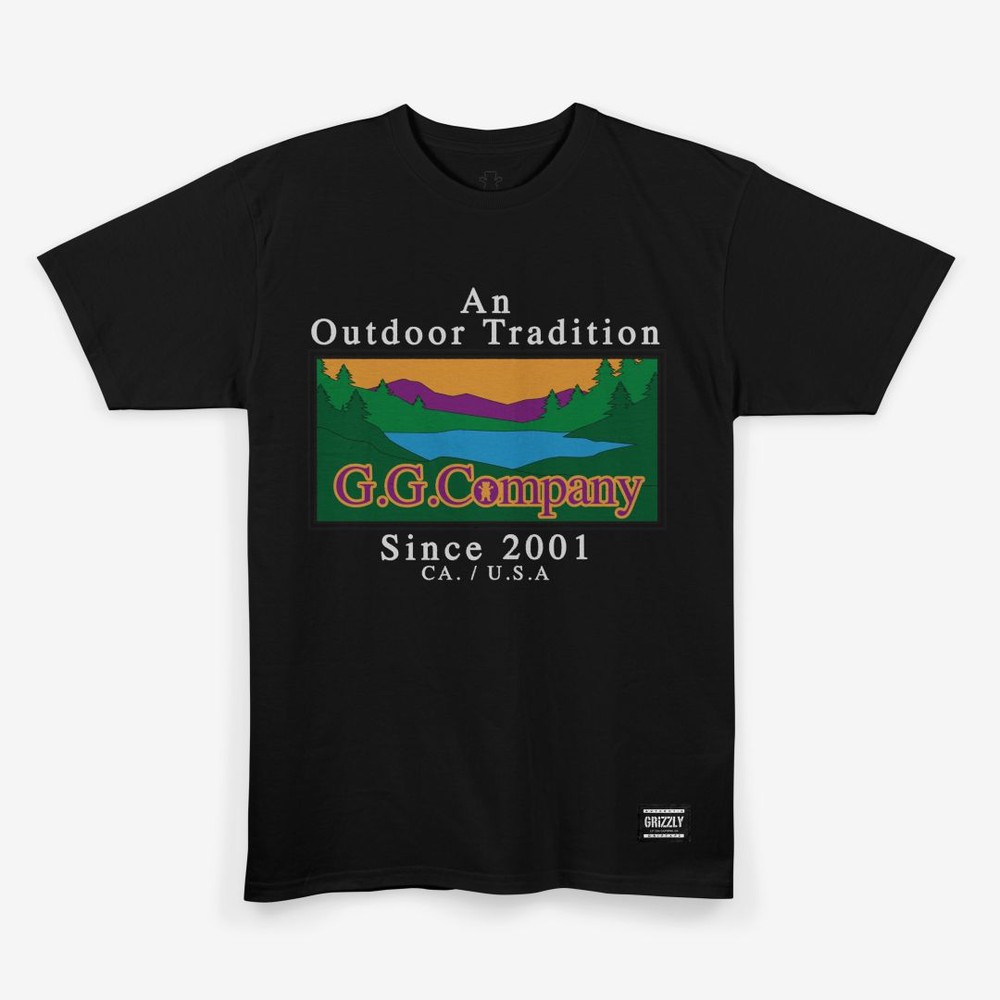Camiseta Grizzly Tradition Preta