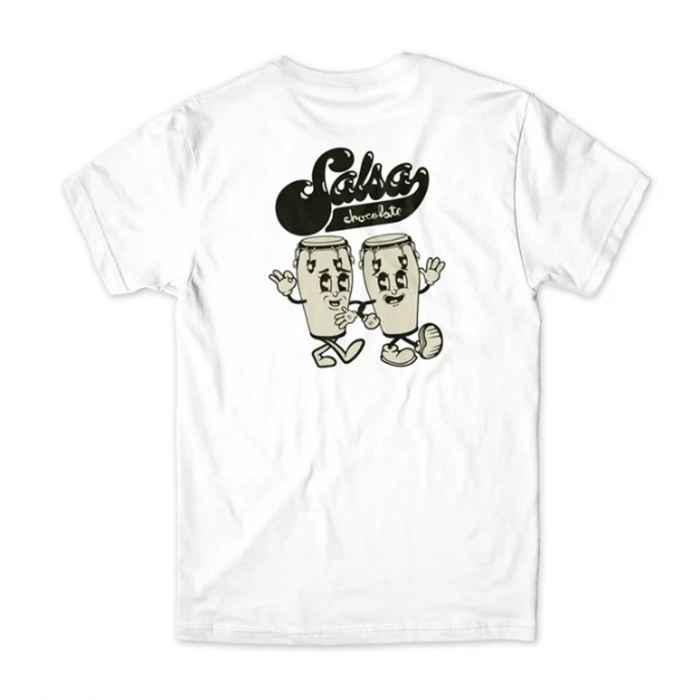 Camiseta Chocolate Salsa Mixtape Branca 