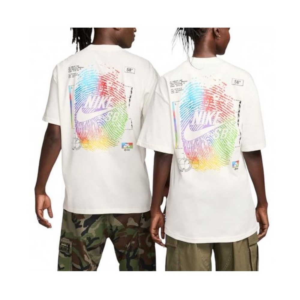 Camiseta Nike SB OC Thumbprint Branca
