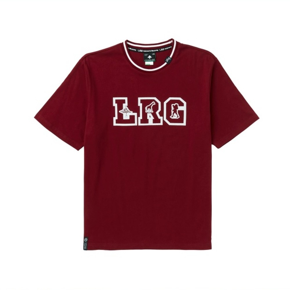 Camiseta LRG Academia Knit Bordô 