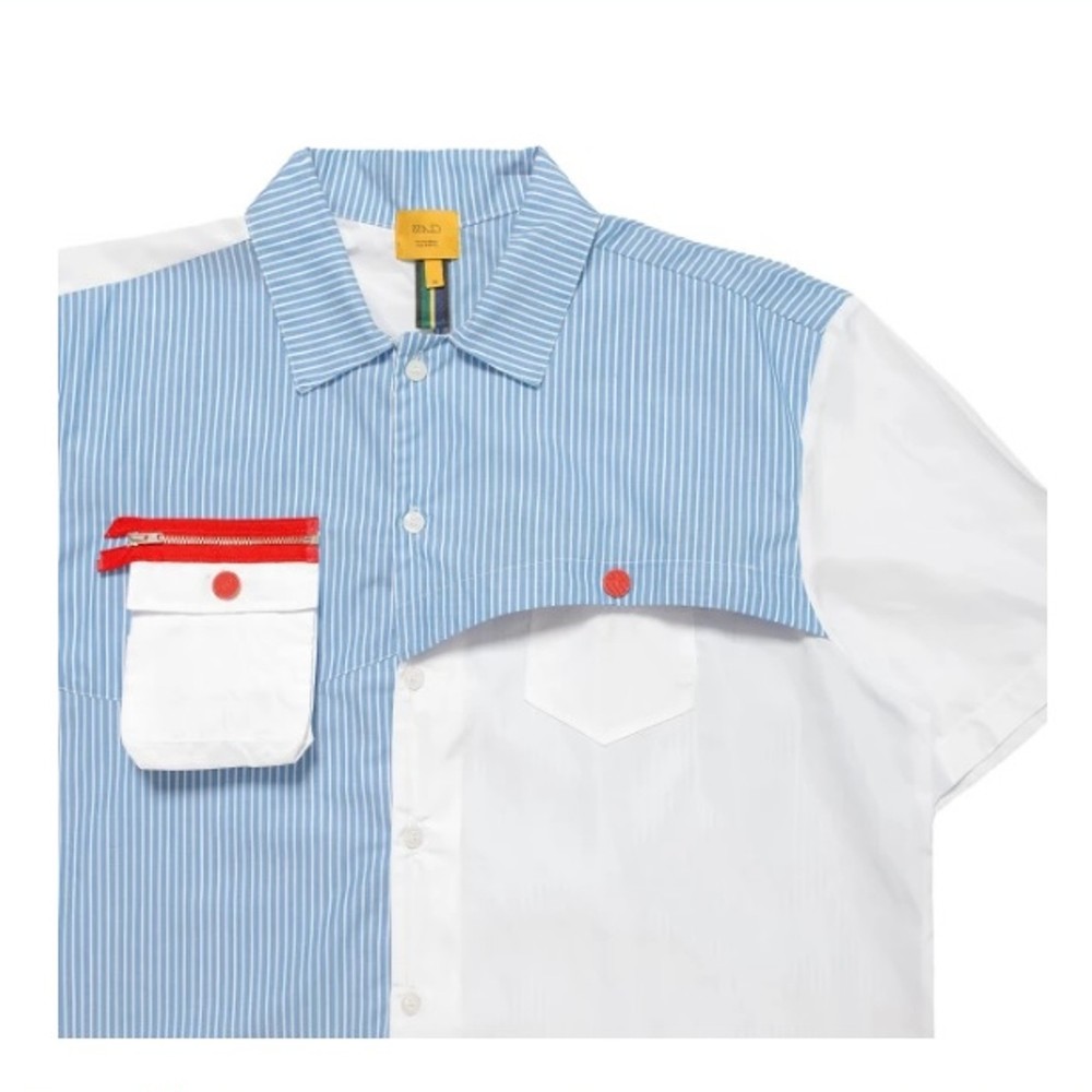 Camisa Class Analog Blue/White 