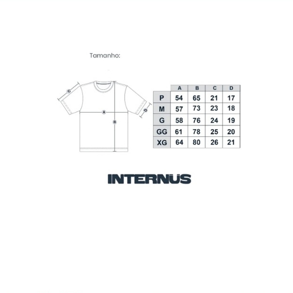 Camiseta Internus Palhaçü Branco/Preto