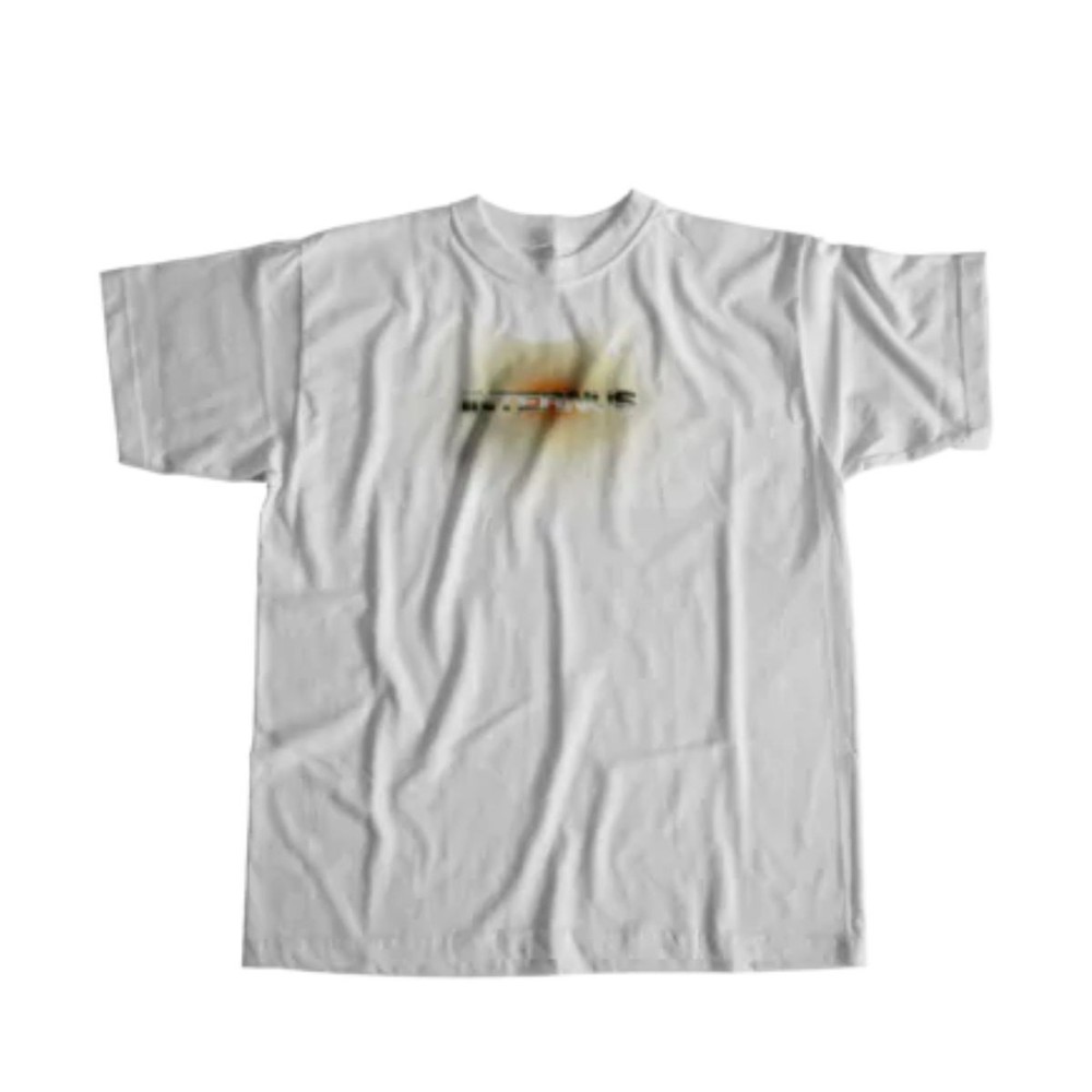 Camiseta Internus Game Letter Branco/Laranja