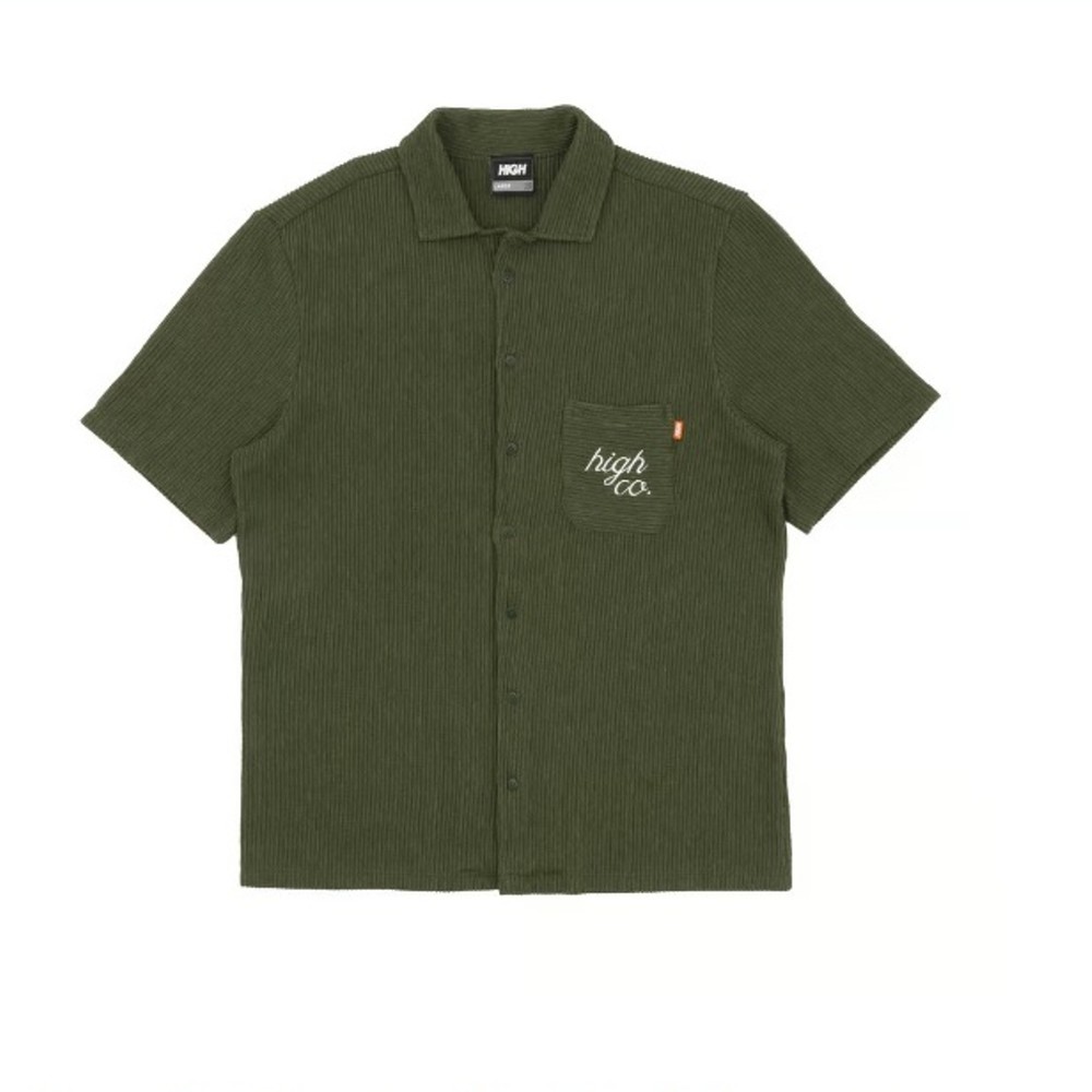 Camisa High Botão Cuban Night Green