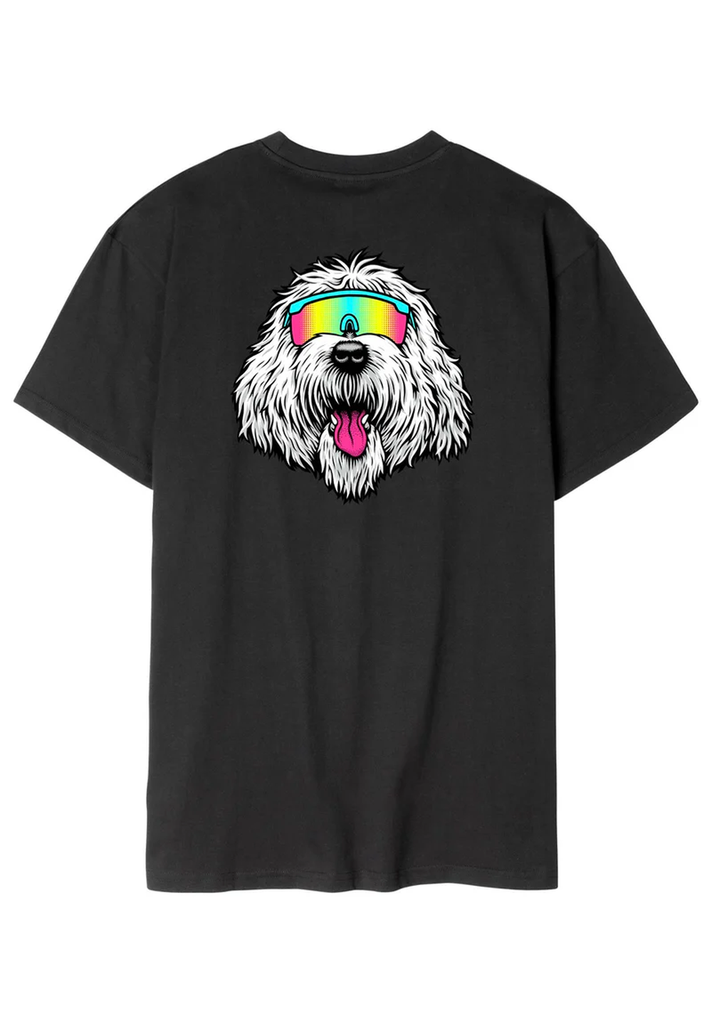 Camiseta Santa Cruz Kendall McCoy Dog Preto