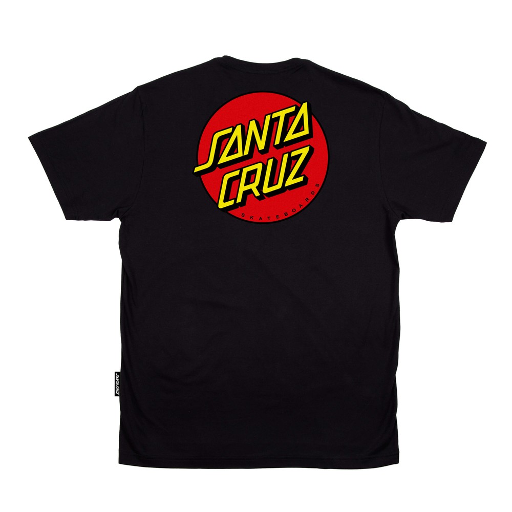 Camiseta Santa Cruz Classic Dot Preto