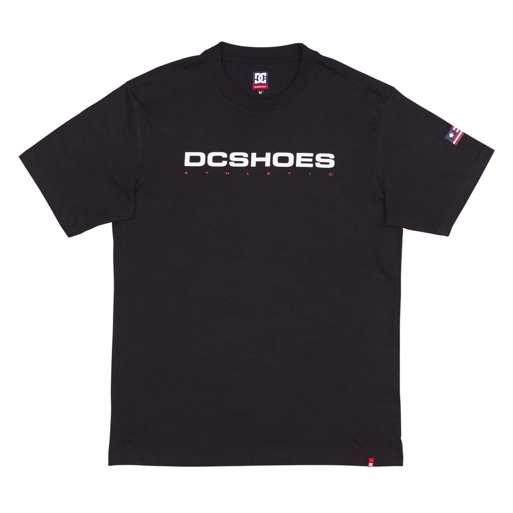 Camiseta DC Shoes Athletic USA Preto