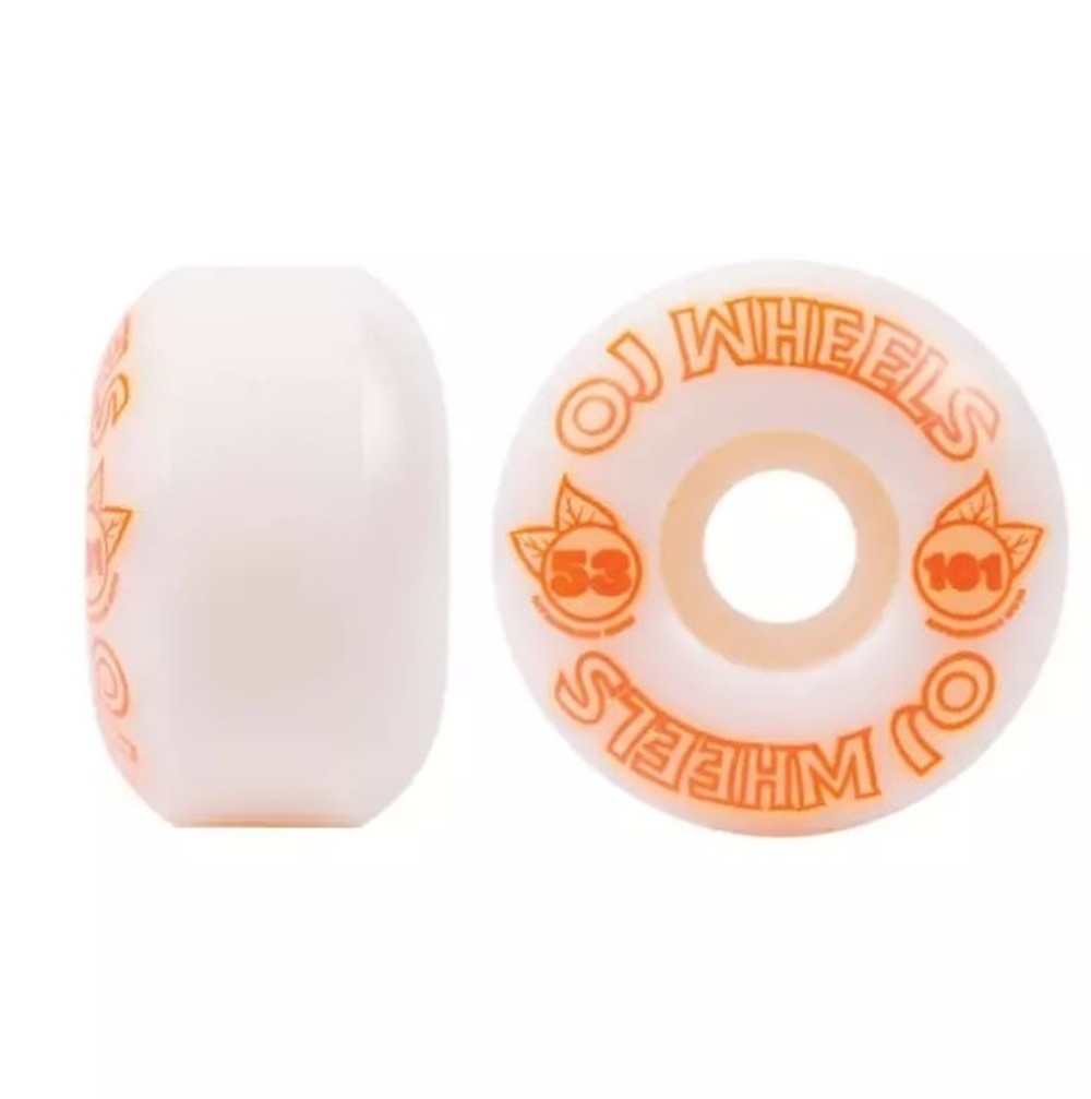 Roda OJ Concentrates Hardline SHR 53MM/101A - Branco