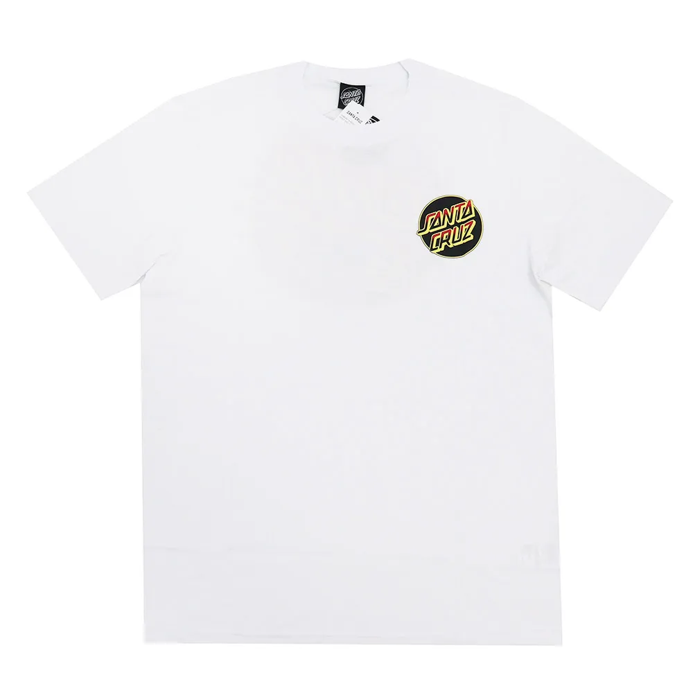 Camiseta Santa Cruz Kendall Wolf Dot Branco