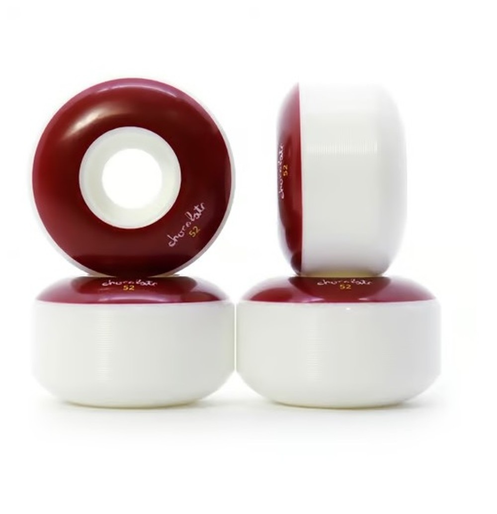 Roda Chocolate OG Chunk Staple 52MM - Vermelho