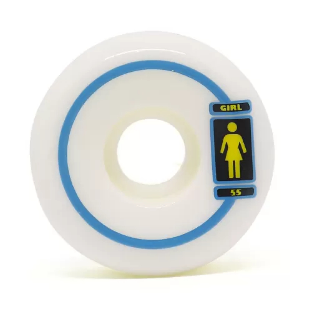 Roda Girl 93 Til 55MM - Branco/Verde