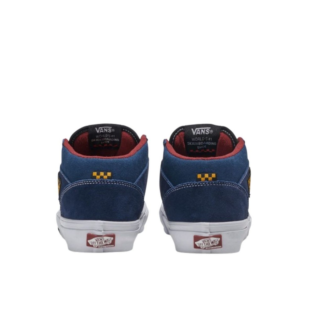 Tênis Vans Skate Half Cab Navy Burgundy