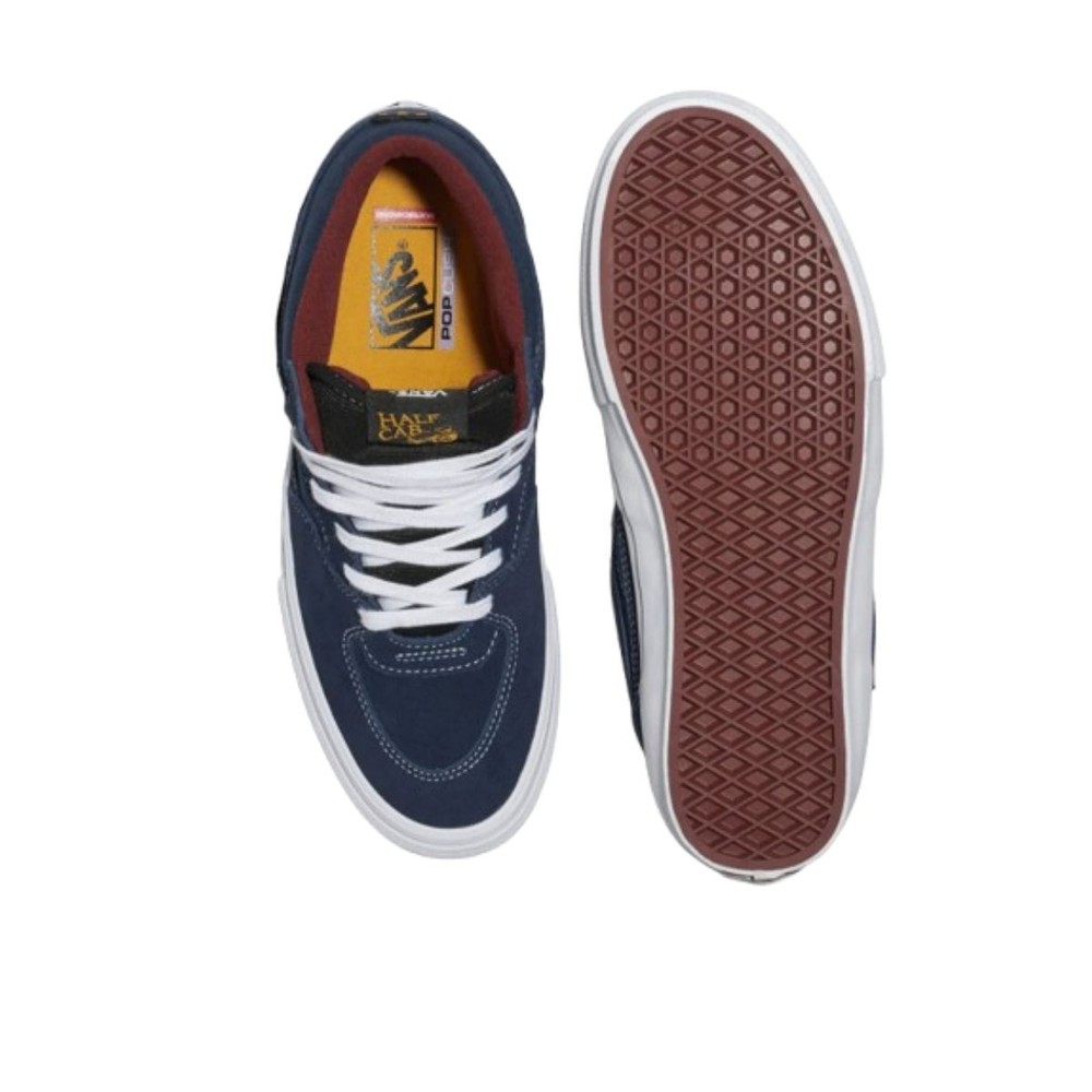 Tênis Vans Skate Half Cab Navy Burgundy