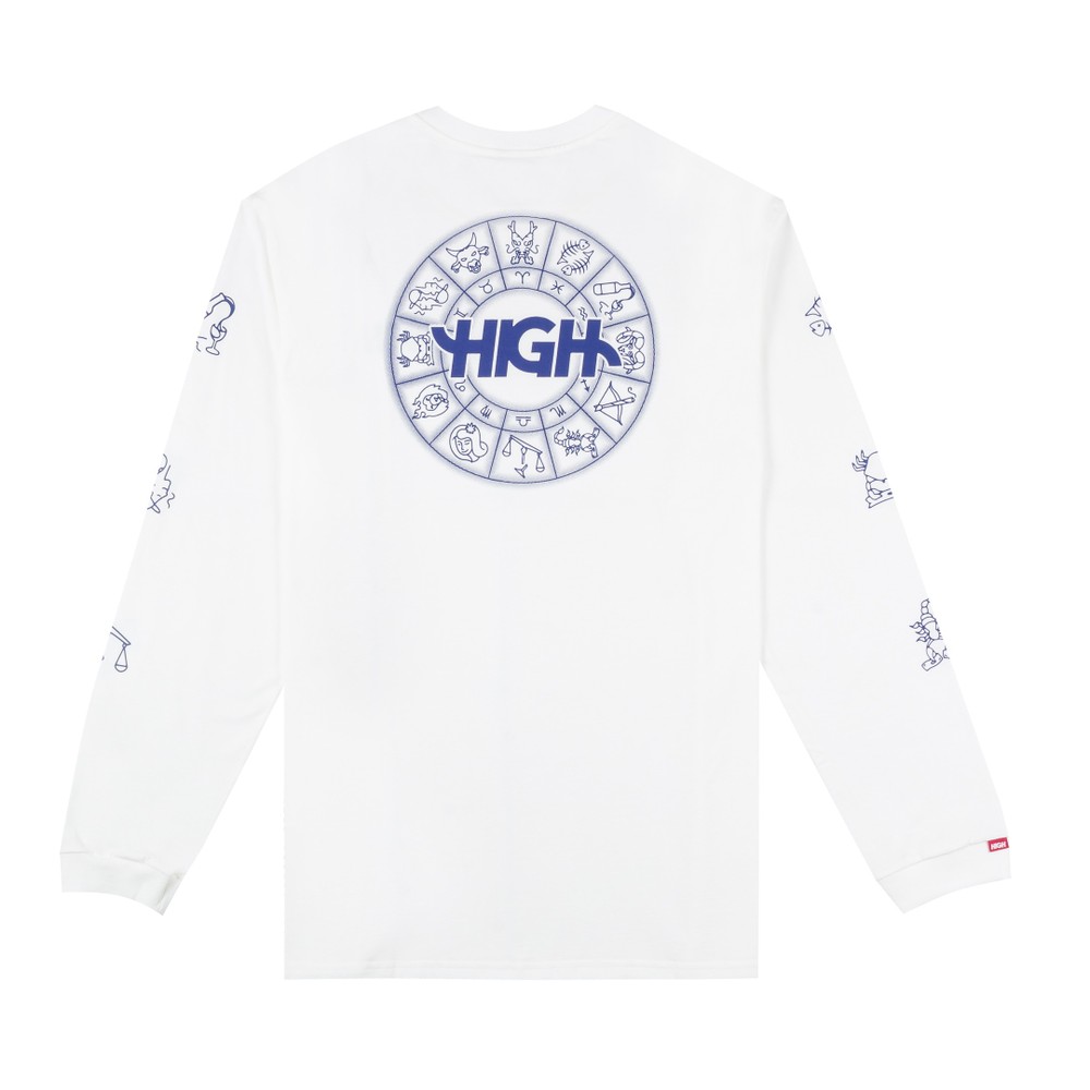 Camiseta High Manga Longa Zodiac Branco