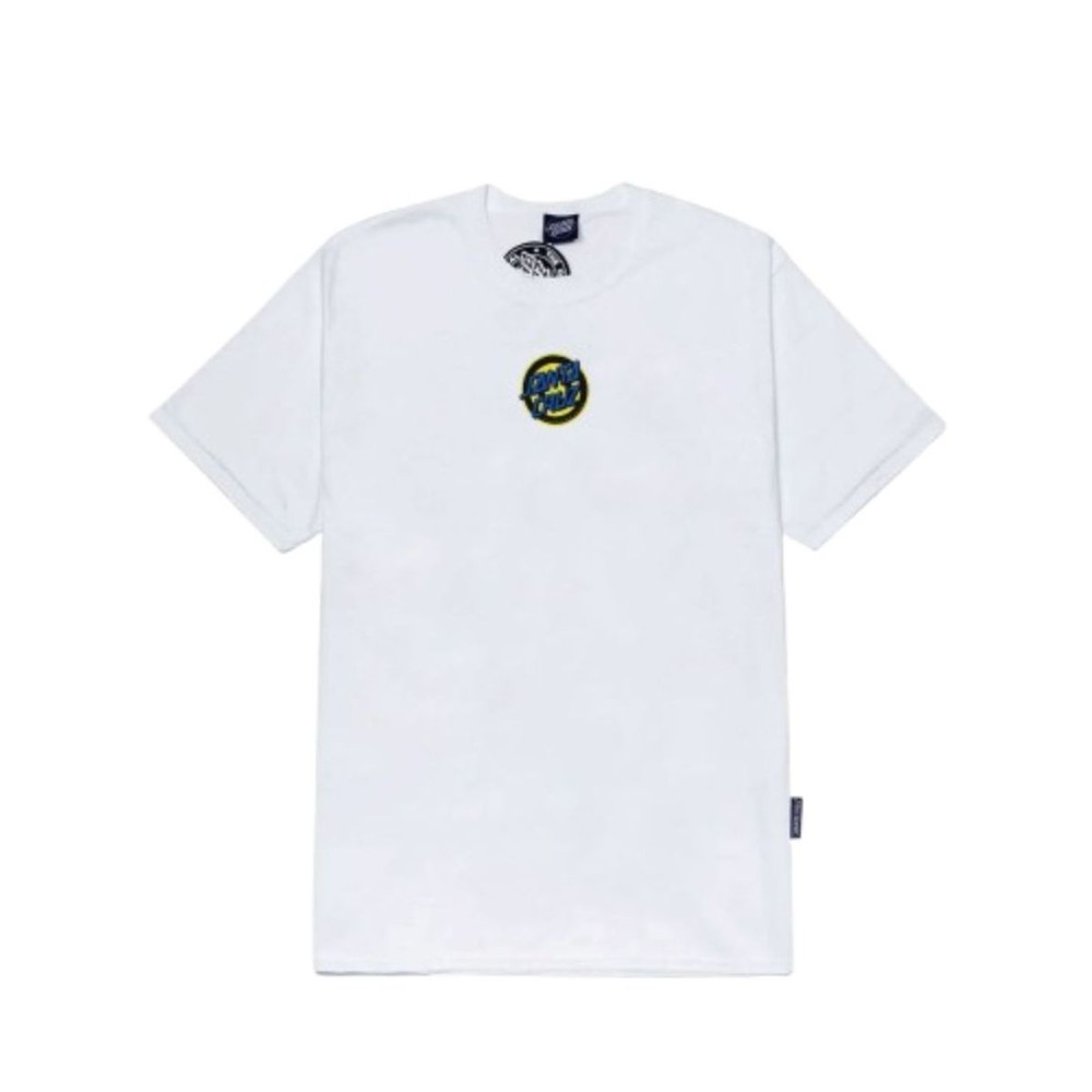 Camiseta Santa Cruz Knox Firepit Dot Branco