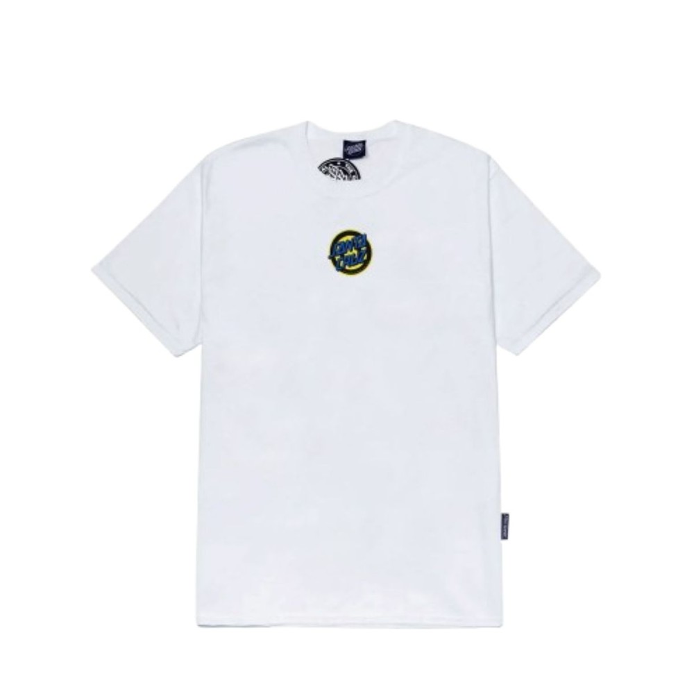 Camiseta Santa Cruz Roskopp Break Center Branco