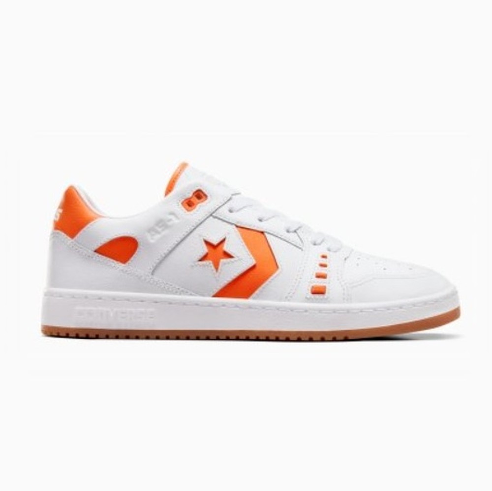 Tênis Converse Cons As-1 Pro Branco/Laranja