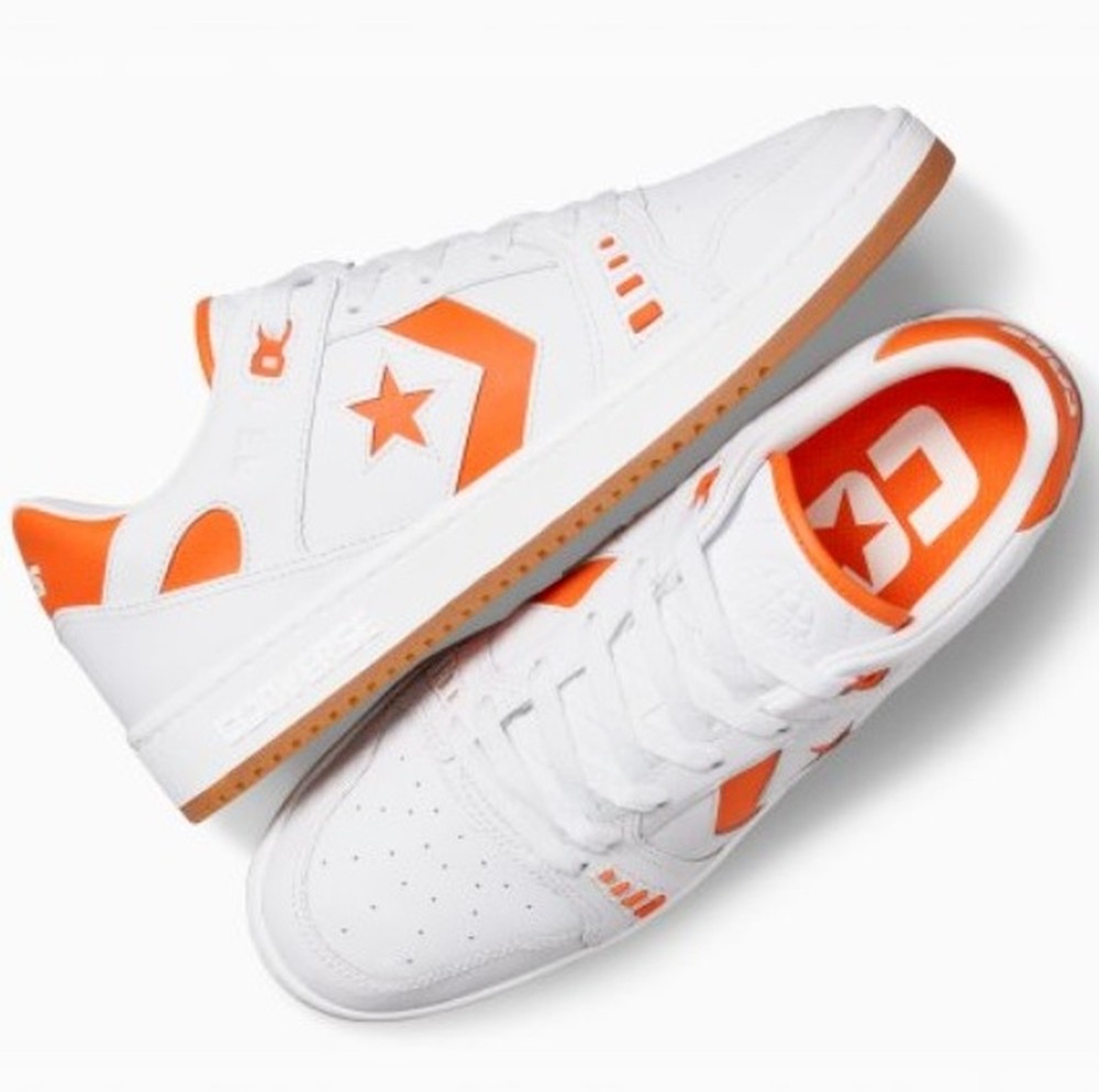 Tênis Converse Cons As-1 Pro Branco/Laranja