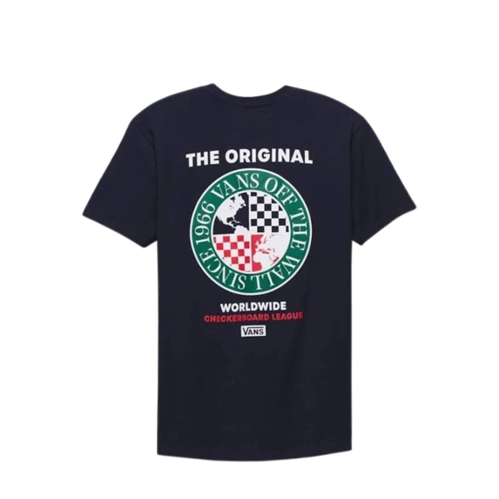 Camiseta Vans World Team Ss Navy