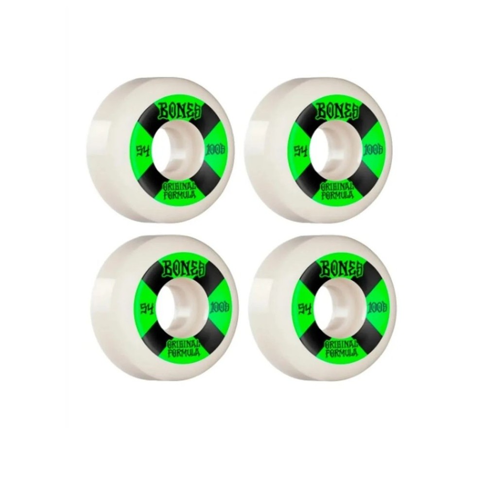 Roda Bones 54MM OG Formula V5 White Green 