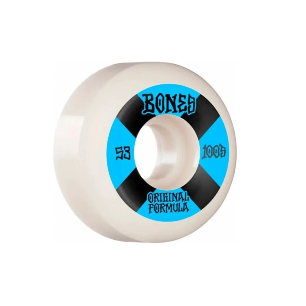 Roda Bones 53MM OG Formula V5 White Blue 