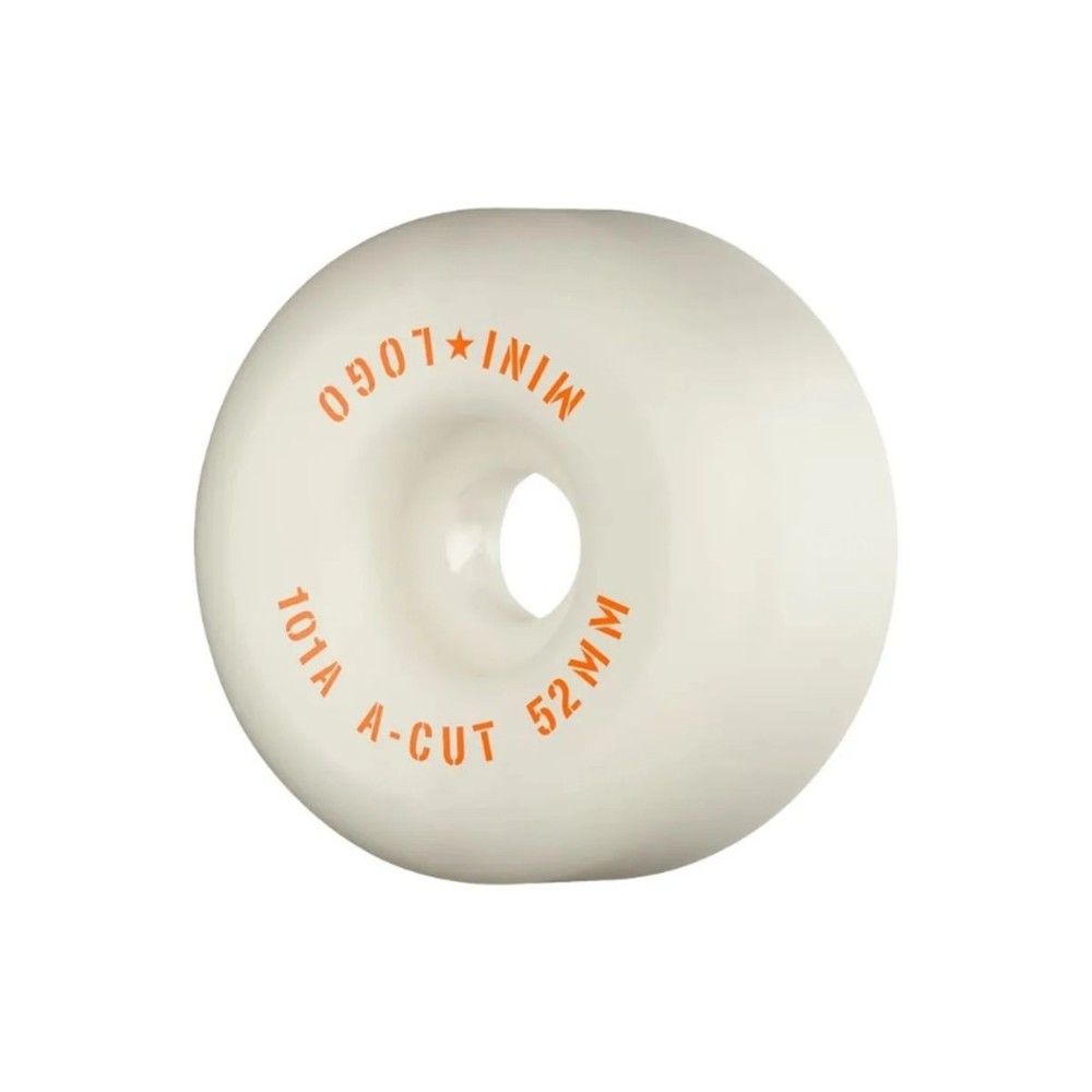 Roda Mini Logo A-Cut 52MM/101A White 