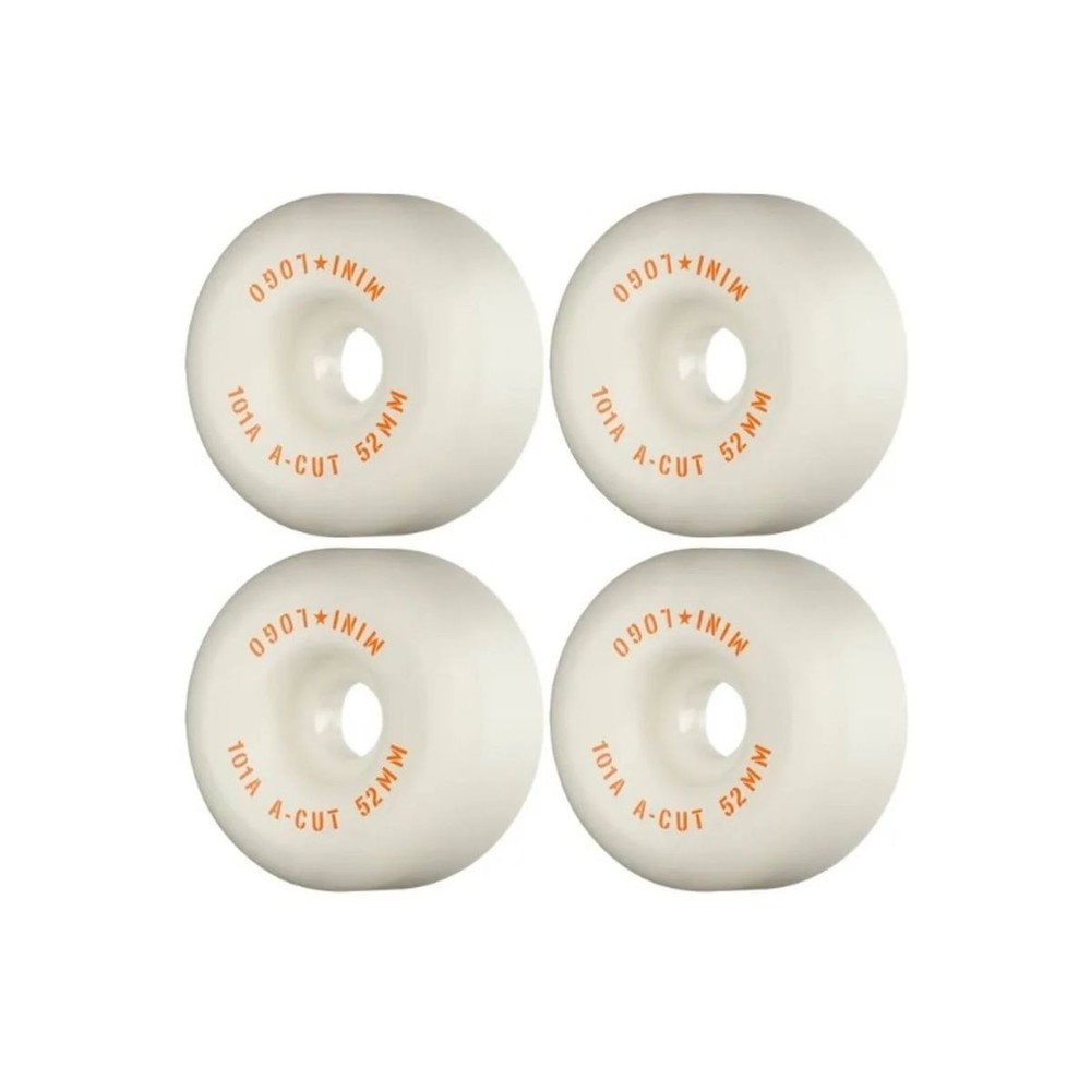 Roda Mini Logo A-Cut 52MM/101A White 