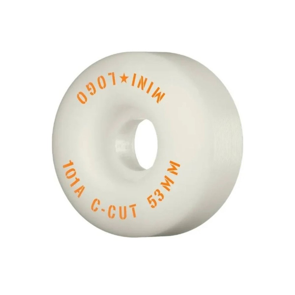 Roda Mini Logo A-Cut 53MM/101A White 