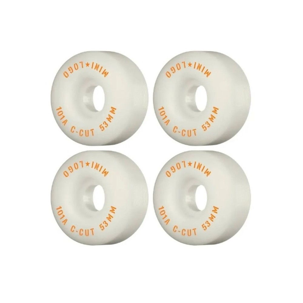 Roda Mini Logo A-Cut 53MM/101A White 