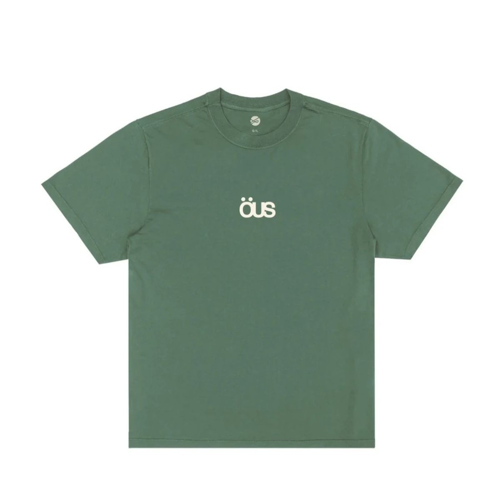 Camiseta Ous Semi Logo Verde