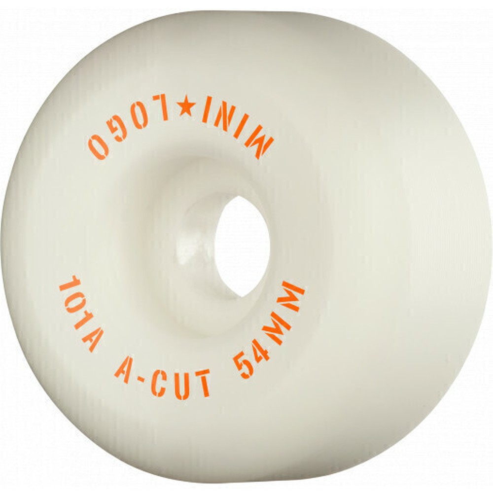 Roda Mini Logo A-Cut 54MM/101A White 