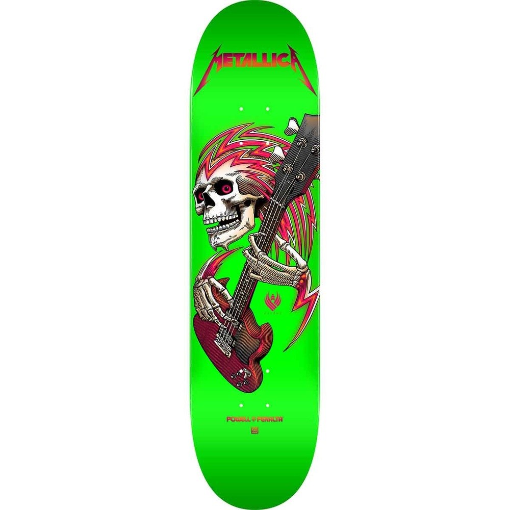 Shape Powell Peralta Flight 272 Collab Metallica Lime Green 9.0