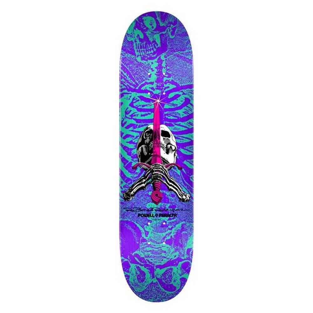 Shape Powell Peralta Skull and Sword Turquoise Purple 8.25