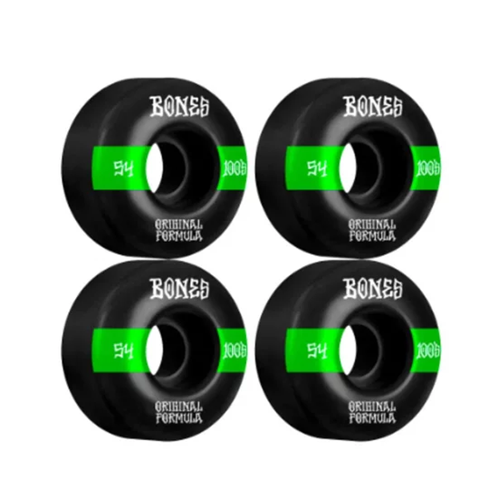 Roda Bones 100's OG Formula 54mm 100A Black